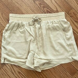 NEW | LITA by‎ Ciara x Revolve Silk Shorts in Warm Sand Large $248